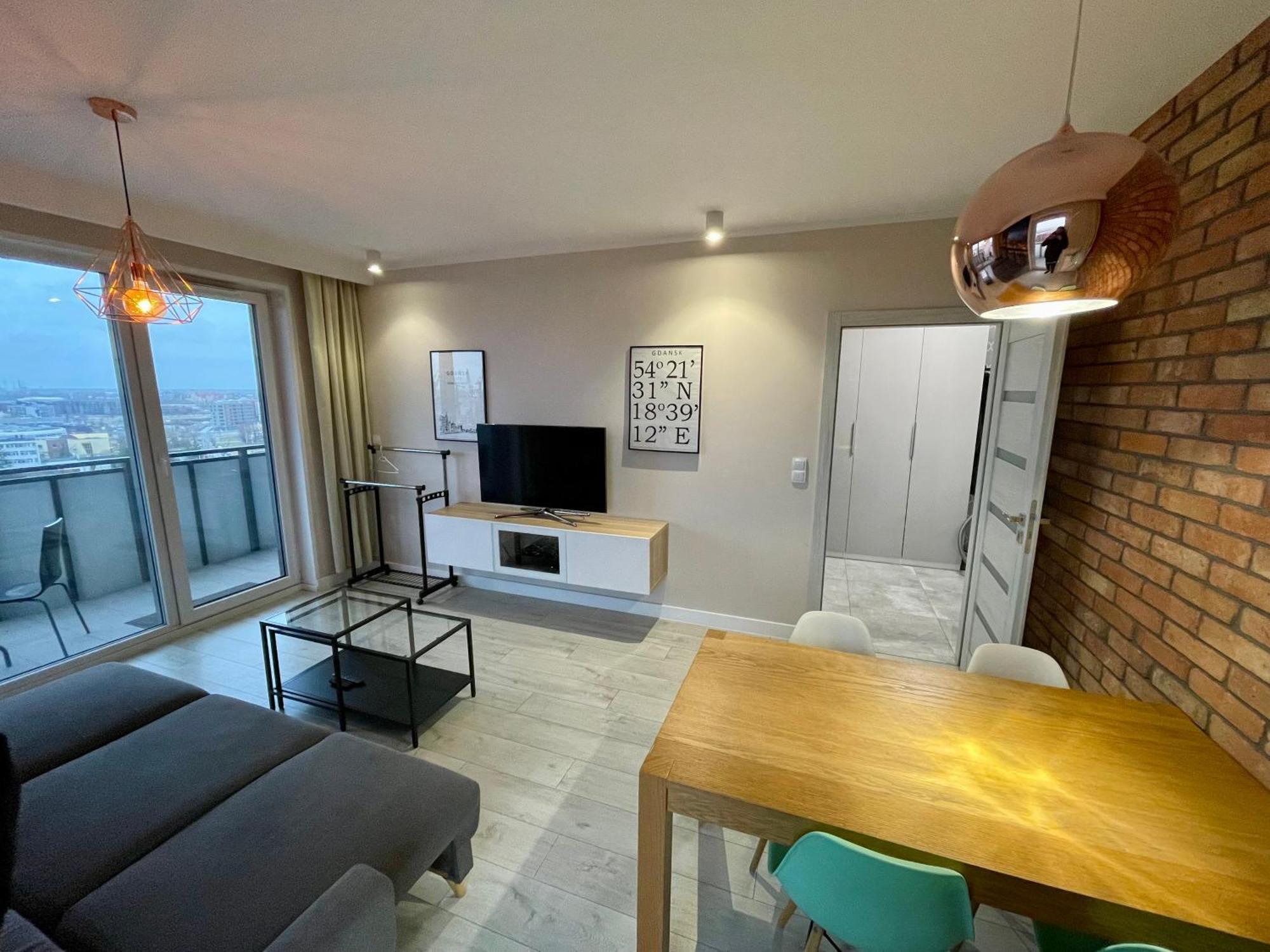Bastion Walowa - Luxury Apartment With Beautiful View กดัญสก์ ภายนอก รูปภาพ