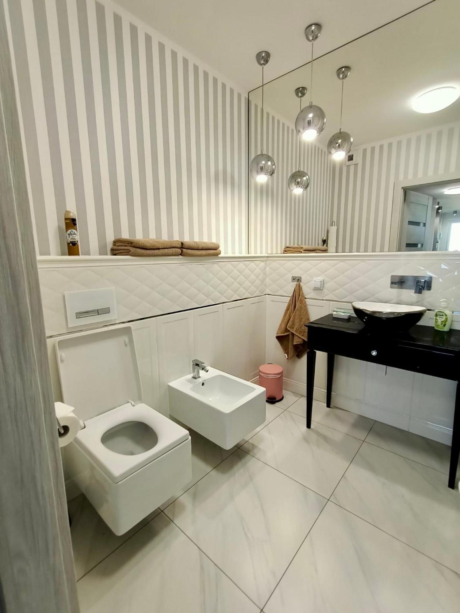Bastion Walowa - Luxury Apartment With Beautiful View กดัญสก์ ภายนอก รูปภาพ