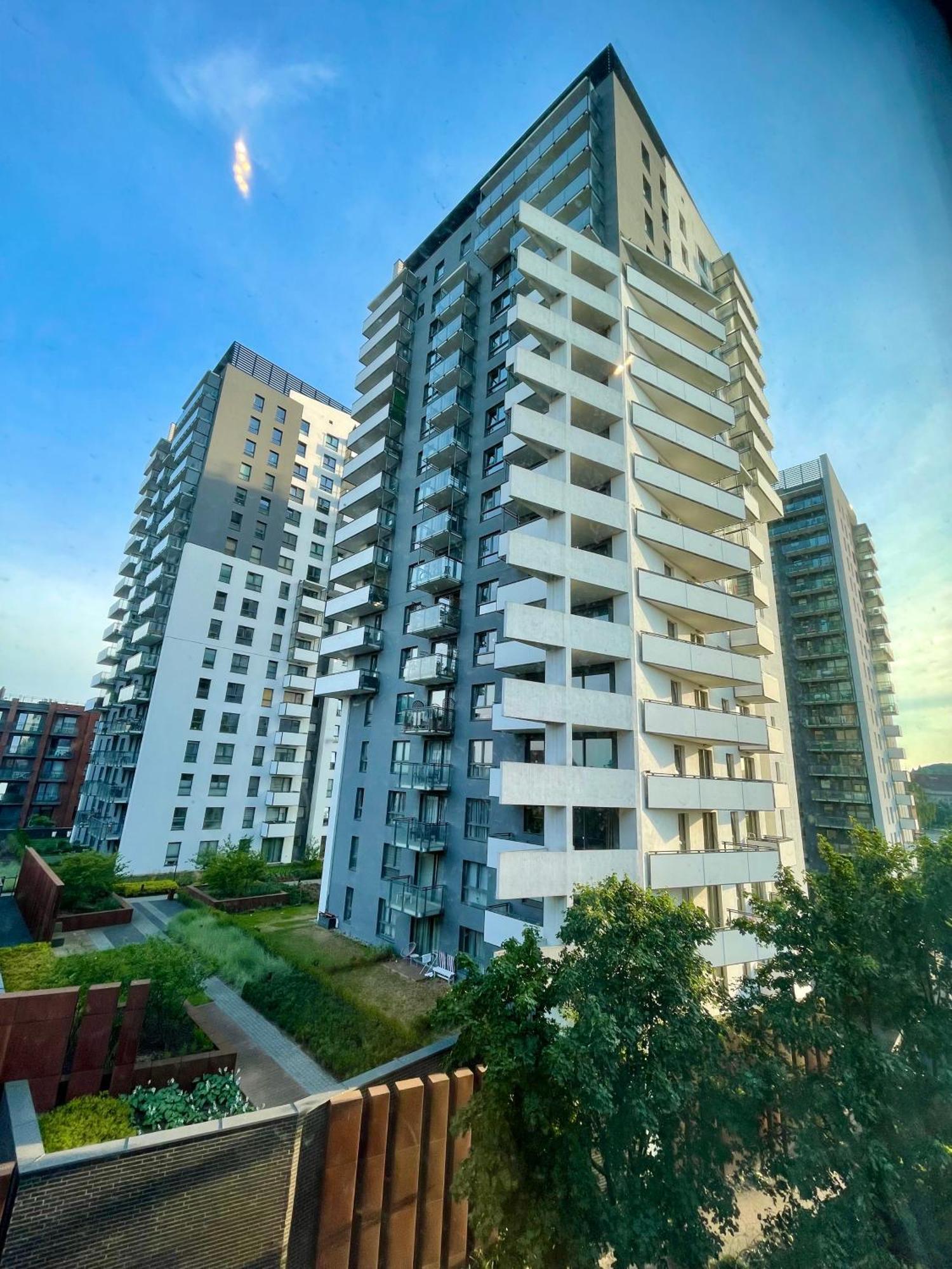 Bastion Walowa - Luxury Apartment With Beautiful View กดัญสก์ ภายนอก รูปภาพ
