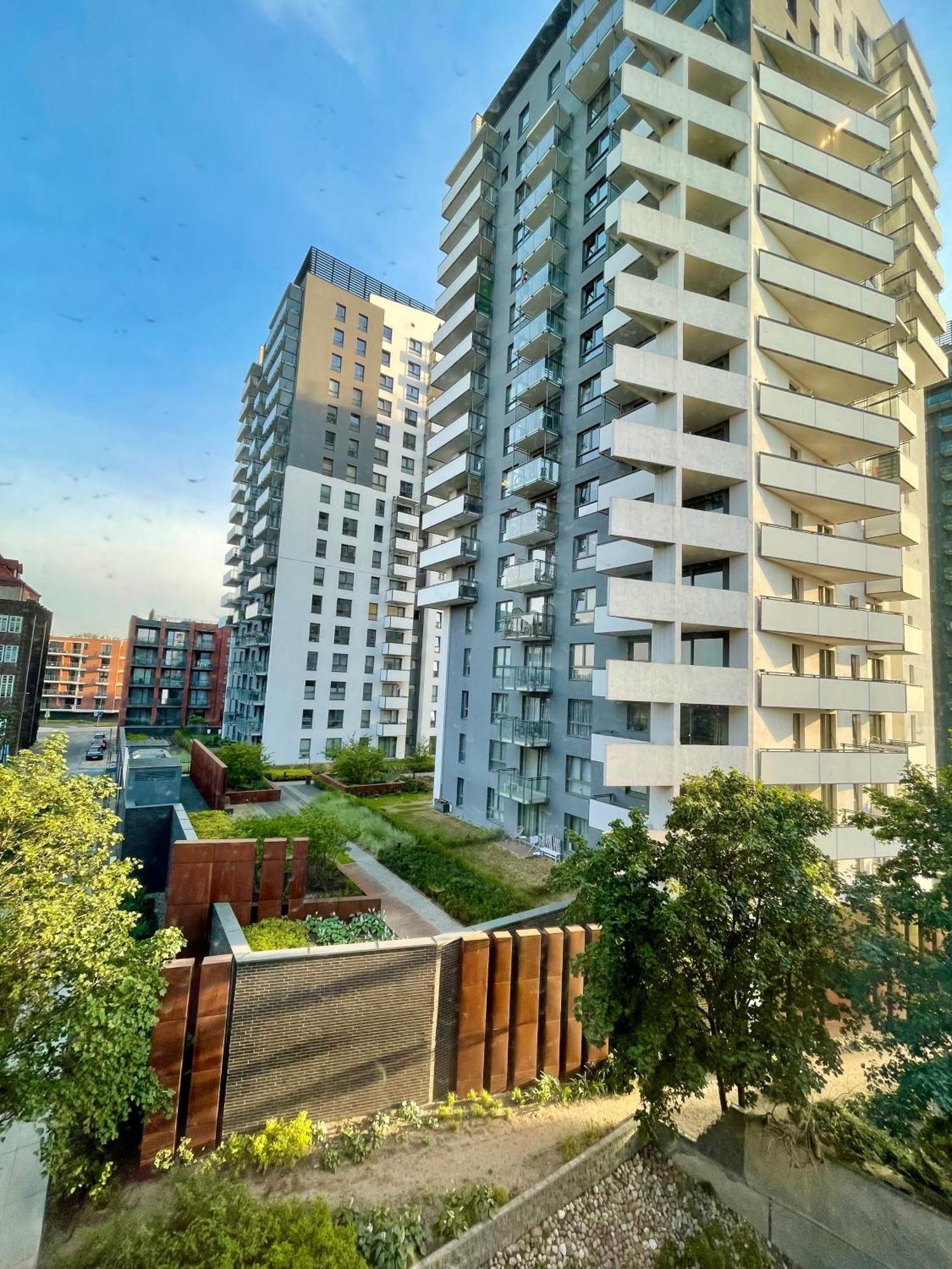 Bastion Walowa - Luxury Apartment With Beautiful View กดัญสก์ ภายนอก รูปภาพ