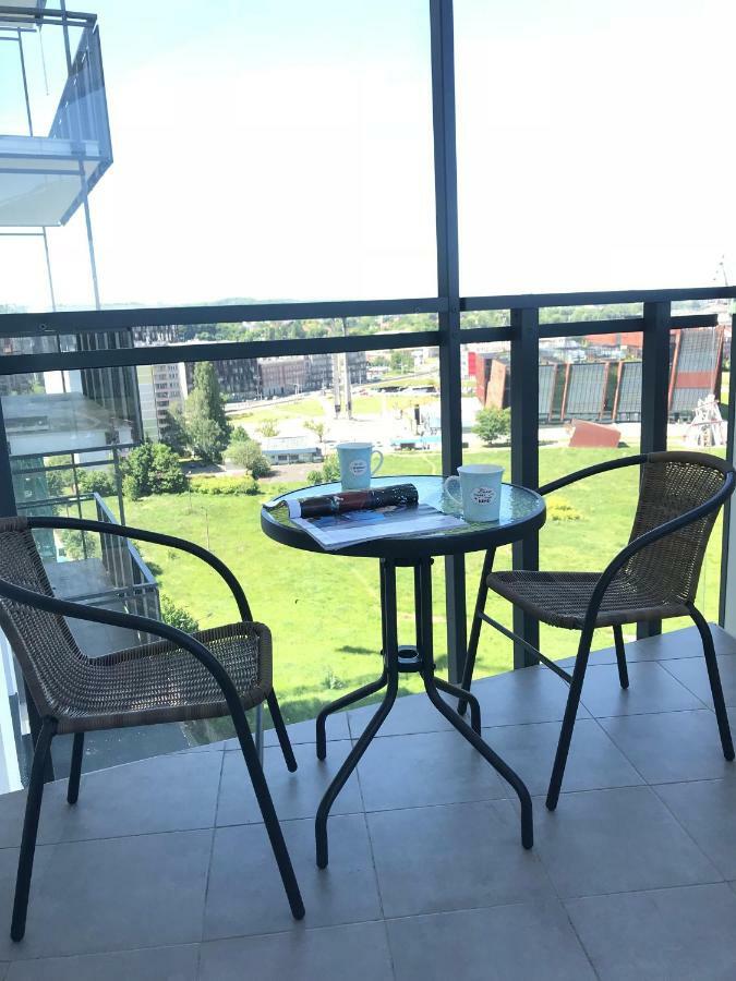 Bastion Walowa - Luxury Apartment With Beautiful View กดัญสก์ ภายนอก รูปภาพ